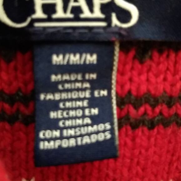 Chaps sweater with Nordic print size medium - Picture 2 of 9